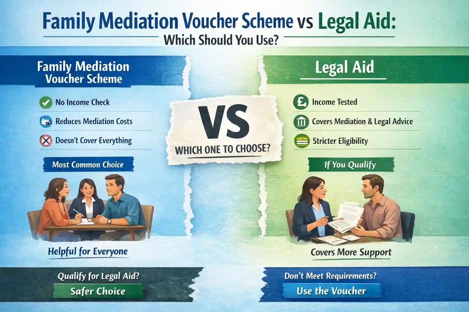 Family Mediation Voucher Scheme vs Legal Aid: Which Should You Use Durham?