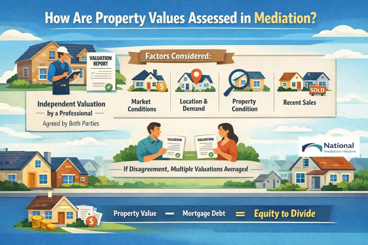 How Are Property Values Assessed in Mediation Durham?