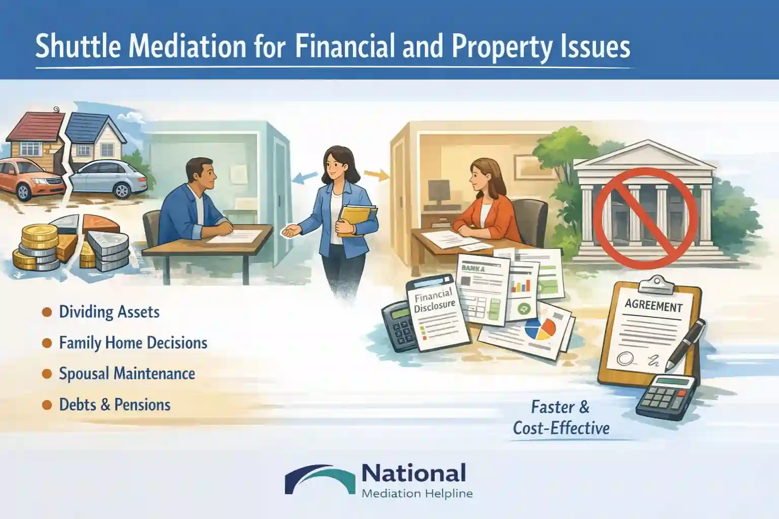 Shuttle Mediation for Financial and Property Issues Durham
